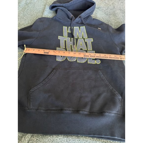 Nike mens Black Hoodie I’m that Dude size M - Picture 4 of 8